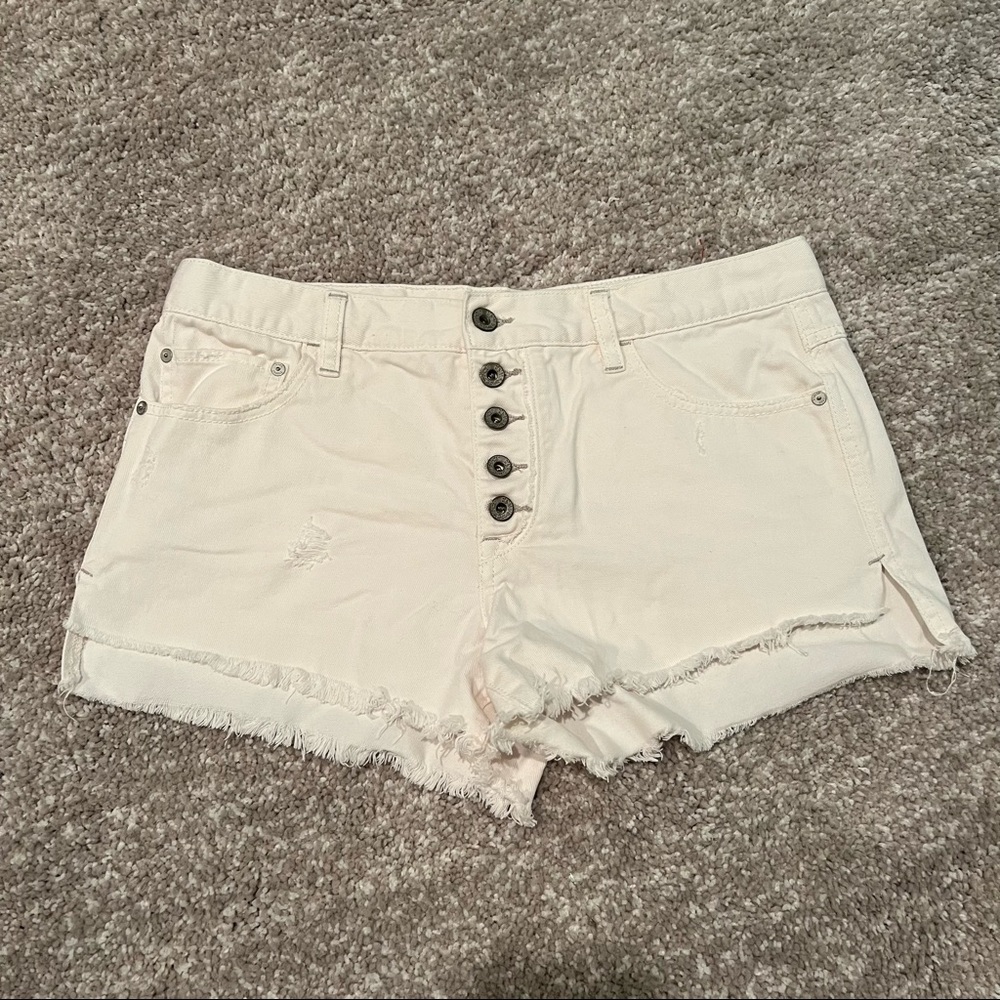 Free People denim shorts